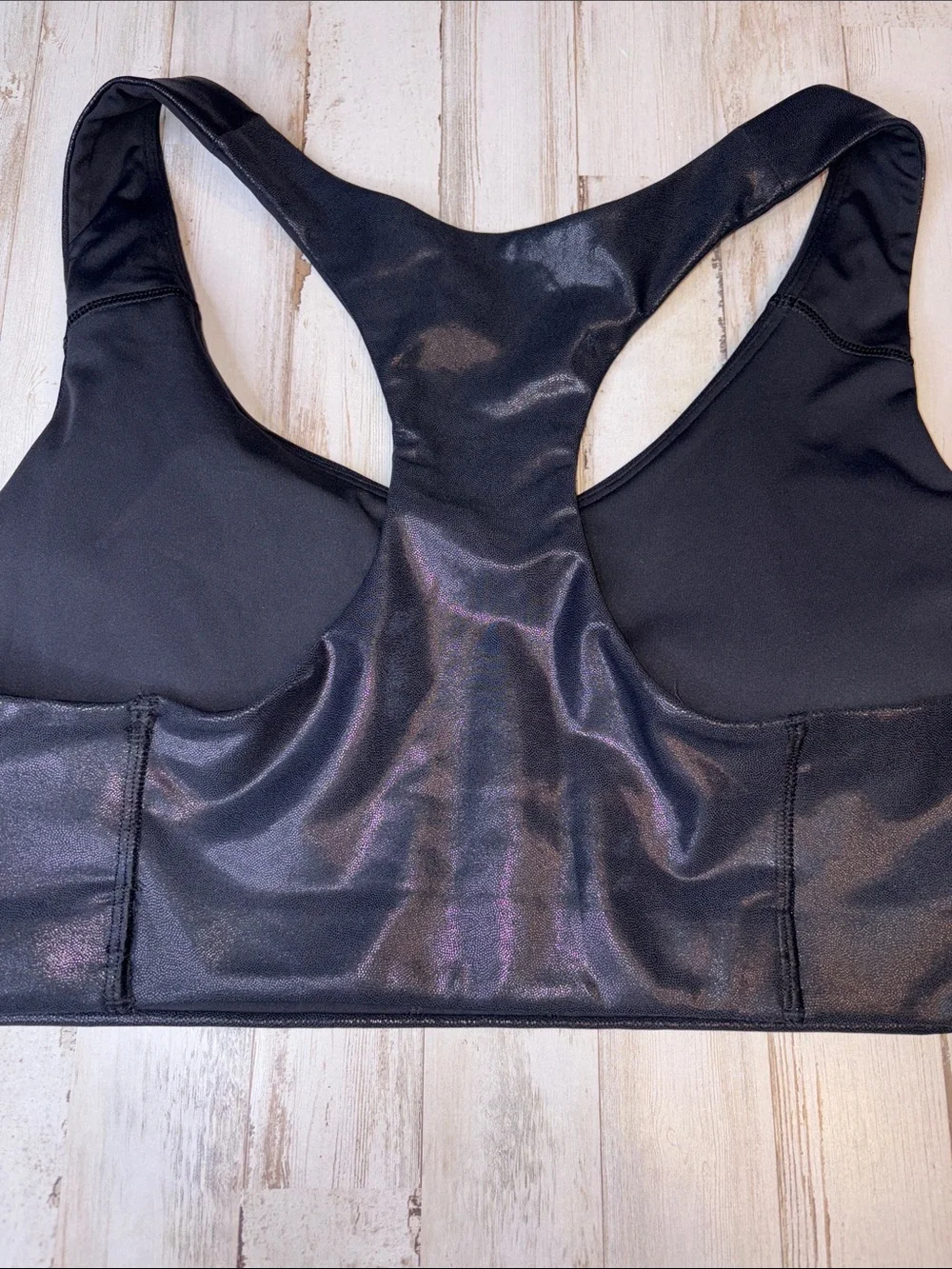 Old Navy Active Powersoft Black Racerback Sports Bra Size XXL NWT - Picture 9 of 11